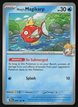 Misty's Magikarp 048/182 Pokemon Destined Rivals Common Near Mint - Image 1