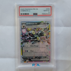Pokemon PSA 10 Umbreon ex Full Art Holo Promo Prismatic Evolutions EN #060 - Image 1