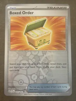 Boxed Order 143/162 SV05: Temporal Forces Reverse Holo Pokemon TCG NM - Image 1