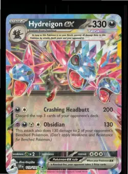 Hydreigon ex 119/191 Double Rare Surging Sparks Pokemon Near Mint - Image 1