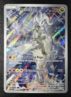 Pokemon: N's Reshiram Illustration Rare IR Full Art Holo 167/159 Journey - Image 1