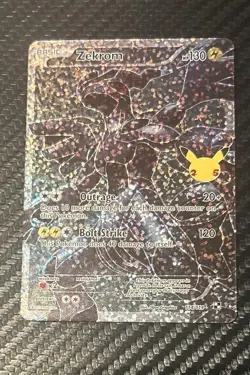 Pokemon TCG Celebrations Classic Collection Zekrom 114/114 Full Art Holo Eng - Image 2