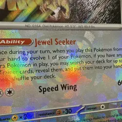 Pokemon TCG Noctowl 078/131 SV: Prismatic Evolutions Master Ball Holo Rare - Image 2