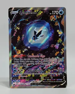 2023 Pokemon TCG Lumineon V GG39/GG70 SRI Crown Zenith Gallery Ultra Rare NM - Image 1