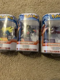 Pokemon XY Mega Pokemon Figure Lot 3 MEGA GENGAR - MEGA BANETTE -MEGA MANECTRIC - Image 1