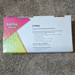 Pokemon TCG Poke Ball Tin & Treasure Chest 2 Pack 2021 Charizard - Image 2