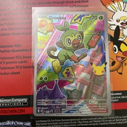 Grookey 052 First Partner Series 2 Exclusive Promo | NM *Pack Fresh* 30th STAMP - Image 1