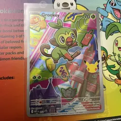 Grookey 052 First Partner Series 2 Exclusive Promo | NM *Pack Fresh* 30th STAMP - Image 2