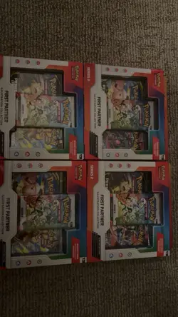 Pokemon TCG First Partner Pack Series 2 Illustration Collection 4-Box Promo - Image 1