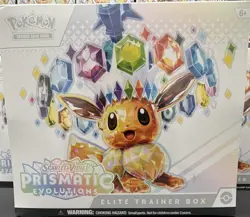 Pokemon TCG Prismatic Evolutions Elite Trainer Box 9 Booster Packs Eevee 2025 - Image 1