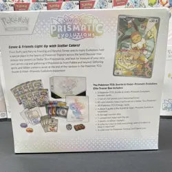 Pokemon TCG Prismatic Evolutions Elite Trainer Box 9 Booster Packs Eevee 2025 - Image 3