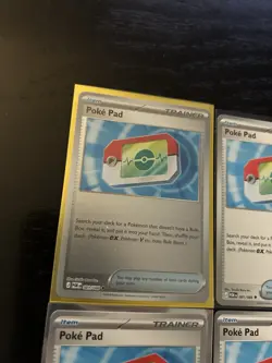 Poke Pad 081/088 x4 - NM Perfect Order Pokemon Playset ME03 (1 Rev + 3 regular) - Image 2