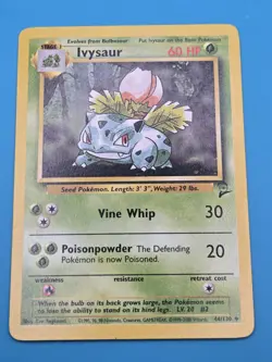 IVYSAUR 44/130 BASE SET 2 Uncommon Pokemon Regular LP - Image 1