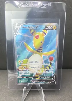 Pokemon Company Ampharos V 171/185 Vivid Voltage Full Art Holo Ultra Rare 210 HP - Image 1