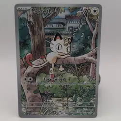 Pokemon TCG Meowth 106/094 IR from Phantasmal Flames - Image 1