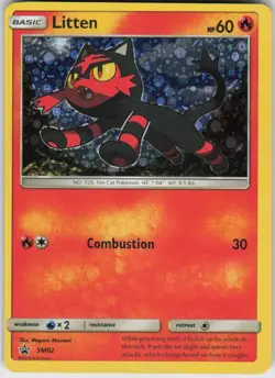 Holo Litten - SM02 Promo Sun & Moon Promo Near Mint - Image 1