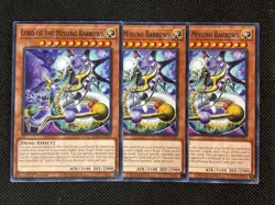 3x YuGiOh! Lord of the Missing Barrows MP25-EN383 Common 1st Edition Near Mint - Image 1