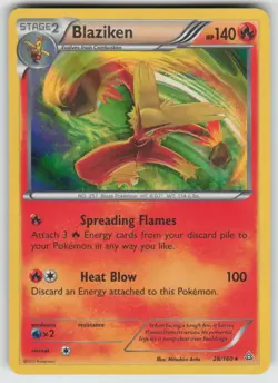 Holo Blaziken 28/160 Rare Primal Clash Near Mint - Image 1