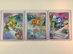 Pokemon TCG First Partner Sinnoh 040, 041, 042 Turtwig Chimchar Piplup BUNDLE - Image 1