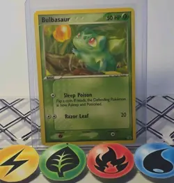 Pokemon TCG Bulbasaur 54/112 FireRed & LeafGreen Regular 2004 MP - Image 1