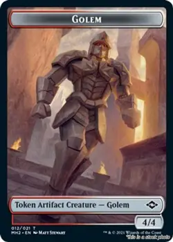 MTG Golem Token [MH2 - 12] LP - Image 1