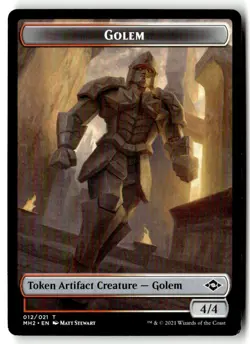 MTG Golem Token [MH2 - 12] LP - Image 2
