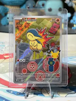 Cyndaquil 047 Series 2 First Partner Illustration Collection Pokemon Promo NM - Image 1