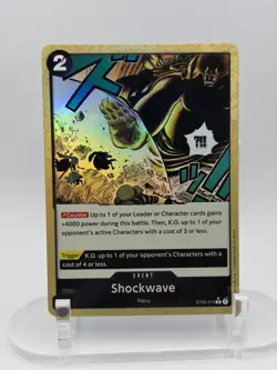 Shockwave (Textured Foil) ST06-014 One Piece - Premium Booster The Best NM ENG - Image 1