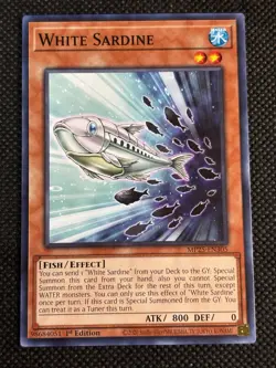 3x YuGiOh! - White Sardine MP25-EN305 Common 1st Edition Near Mint - Image 2
