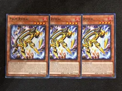 3x YuGiOh! - Palm Ryzeal MP25-EN438 Common 1st Edition Near Mint - Image 1