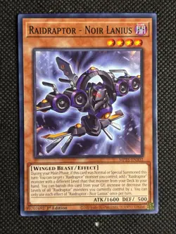 3x YuGiOh! - Raidraptor - Noir Lanius MP25-EN302 Common 1st Edition Near Mint - Image 2