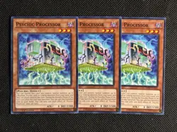 3x YuGiOh! - Psychic Processor MP25-EN326 Common 1st Edition Near Mint - Image 1