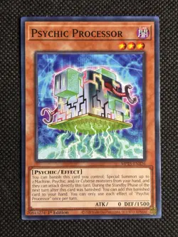 3x YuGiOh! - Psychic Processor MP25-EN326 Common 1st Edition Near Mint - Image 2