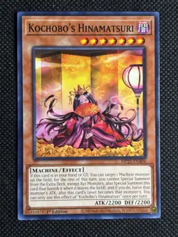 3x YuGiOh! - Kochobo's Hinamatsuri MP25-EN404 Common 1st Edition Near Mint - Image 2