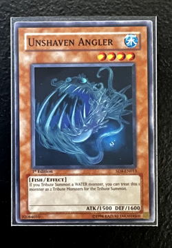 Yugioh! Unshaven Angler - SD4-EN013 - Common - 1st Edition Near Mint, English - Image 1