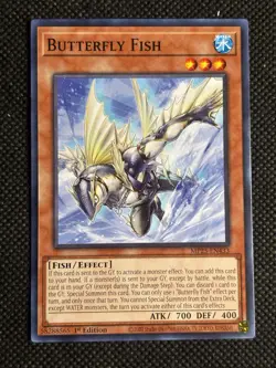3x YuGiOh! - Butterfly Fish MP25-EN433 Common 1st Edition Near Mint - Image 2