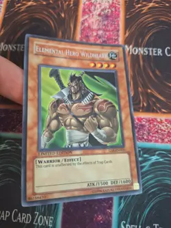 Yugioh Elemental Hero Wildheart GSE-EN001 Secret Super Rare Limited Near Mint - Image 2