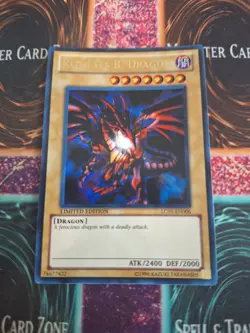 Yugioh Red-Eyes B. Dragon LC01-EN006 Ultra Rare Limited Near Mint - Image 1