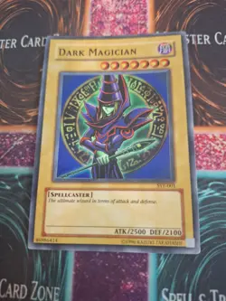 Yugioh Dark Magician SYE-001 Super Rare Unlimited Moderately Played - Image 1