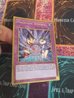 Yugioh Magicians' Defense MVP1-ENG28 Gold Rare 1st Edition Near Mint - Image 2