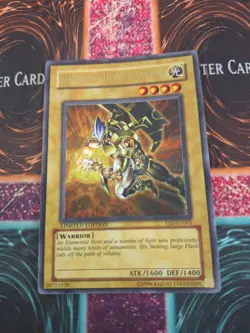 Yugioh Elemental HERO Sparkman YSD-EN001 Ultra Rare Limited Near Mint - Image 1