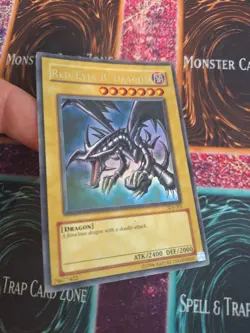 Yugioh Red-Eyes B. Dragon SDJ-001 Ultra Rare Unlimited Moderately Played - Image 2