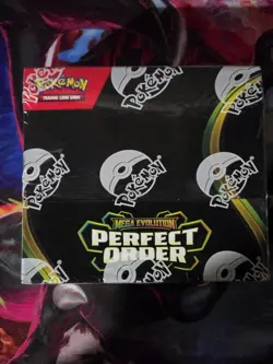 Pokemon TCG Mega Evolution Perfect Order Booster Box Sealed - Image 1