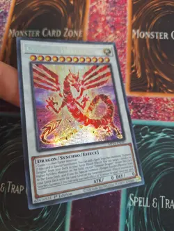 Yugioh Crimson Dragon MP24-EN097 Prismatic Secret Rare 1st Edition Near Mint - Image 2