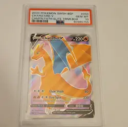 Pokemon 2020 SWSH Sword & Shield Promo Charizard V Holo SWSH050 PSA 10 - Image 1
