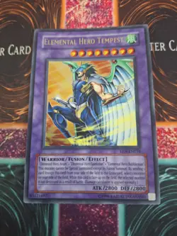 Yugioh Elemental Hero Tempest EEN-EN034 Ultra Rare Unlimited Near Mint - Image 1