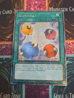 Yugioh Scapegoat MP24-EN008 Quarter Century Secret Rare 1st Edition Near Mint - Image 1