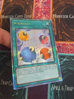 Yugioh Scapegoat MP24-EN008 Quarter Century Secret Rare 1st Edition Near Mint - Image 2