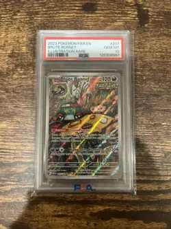 Pokemon TCG: Paradox Rift | Brute Bonnet 207/182 PSA 10 - Image 1