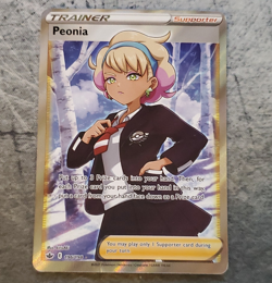The Pokemon Company Pokemon TCG Chilling Reign Peonia 196/198 Full Art Holo - Image 1